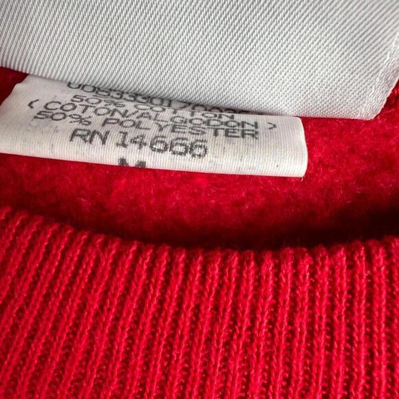 1997 Vintage 90's Printed Sweatshirt "Jesus Is the Reason for the Season" Size:M - Picture 2 of 5